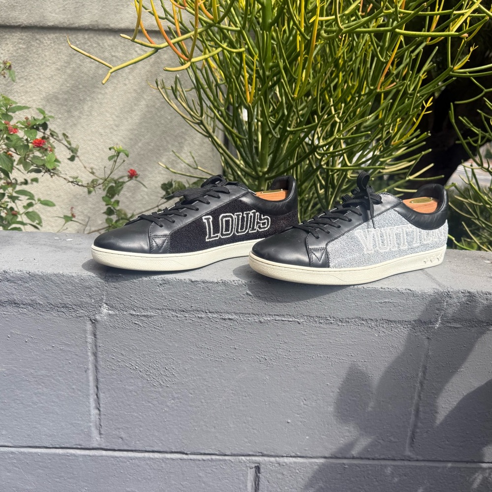 Louis Vuitton Luxembourg Sneakers (Black & Gray, Men’s 10.5US) - Picture 4 of 14